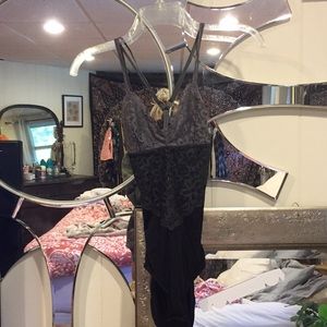 Grey/black bodysuit